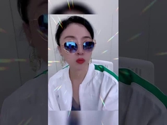 Occhiali da sole di moda in aceto metallico