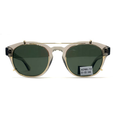 ACP001 Occhiali da sole con telaio in acetato di 146 mm Tempio 100% protezione UV