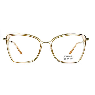 Buon prezzo BD137M Occhiali da donna in acetato di metallo colore personalizzato in linea