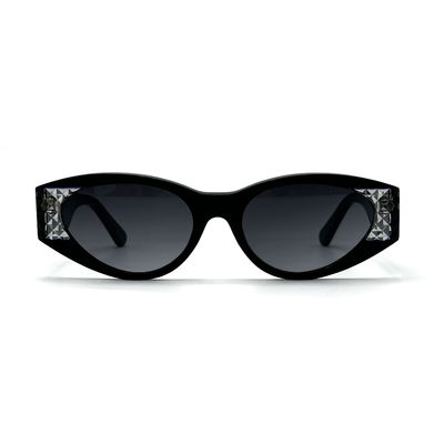 Buon prezzo AS096 Occhiali da sole a montatura in acetato 100% protezione UV Occhiali da farfalla in linea