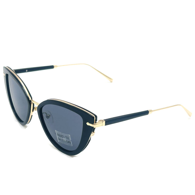 Occhiali da sole in aceto metallico di alta qualità Occhiali da sole di moda Occhiali da sole a forma di farfalla Modello BS022,OEM & ODM FEO Occhiali da sole Fabbrica