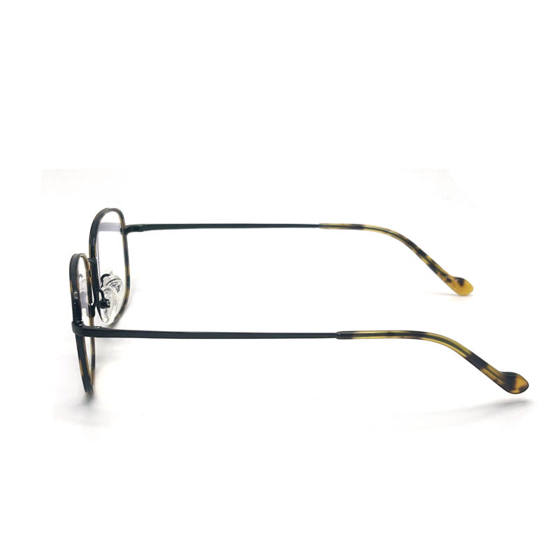 BD020T Vintage stile quadrato Acetato cornici metalliche per un aspetto sofisticato