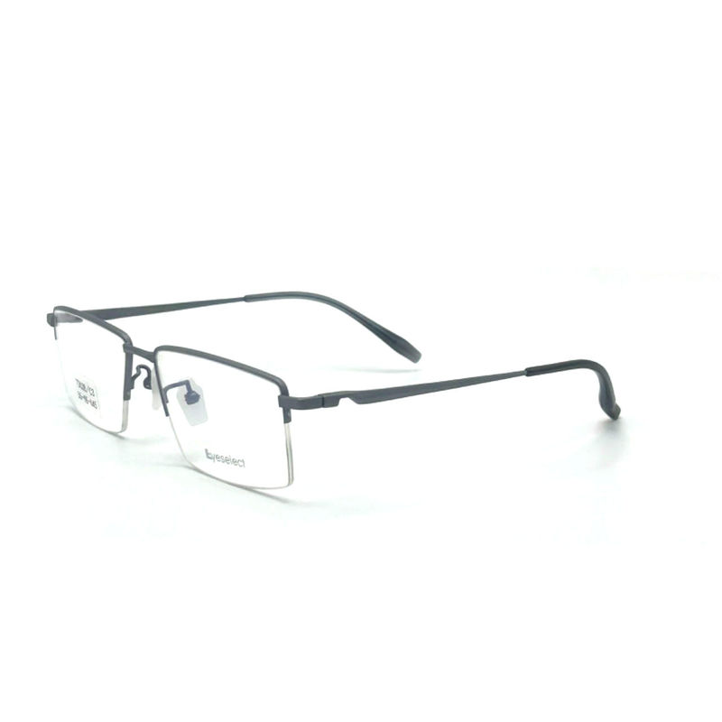 TD038 Cornice in titanio semirame per uomo - Perfetto equilibrio tra stile e funzione