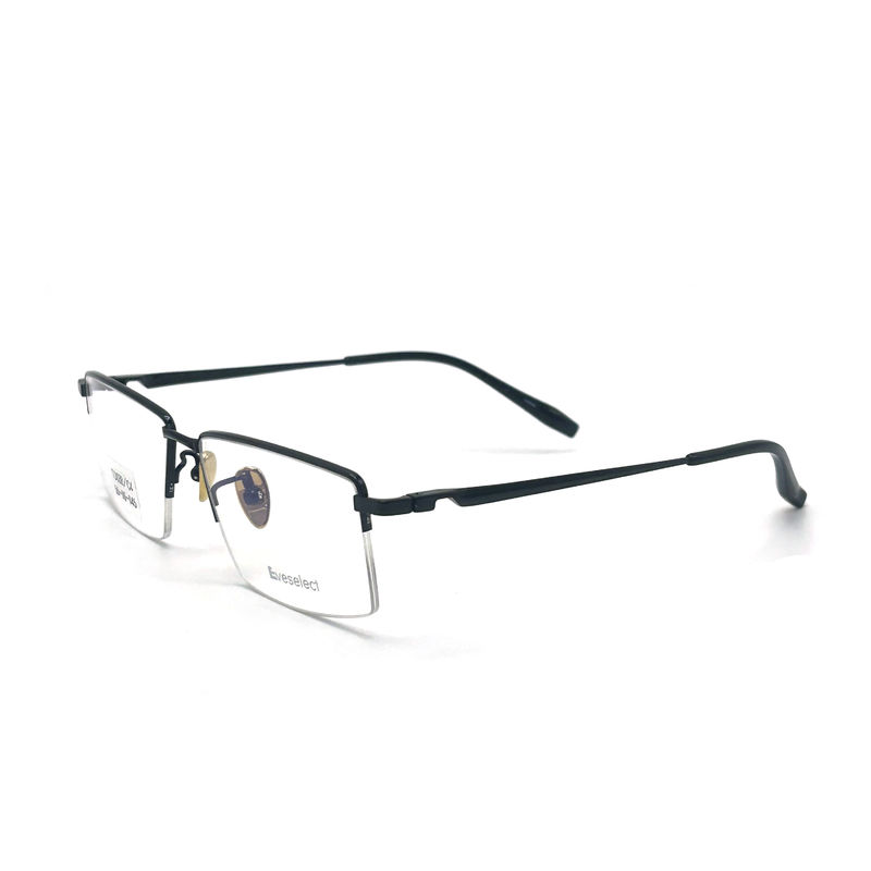 TD038 Cornice in titanio semirame per uomo - Perfetto equilibrio tra stile e funzione