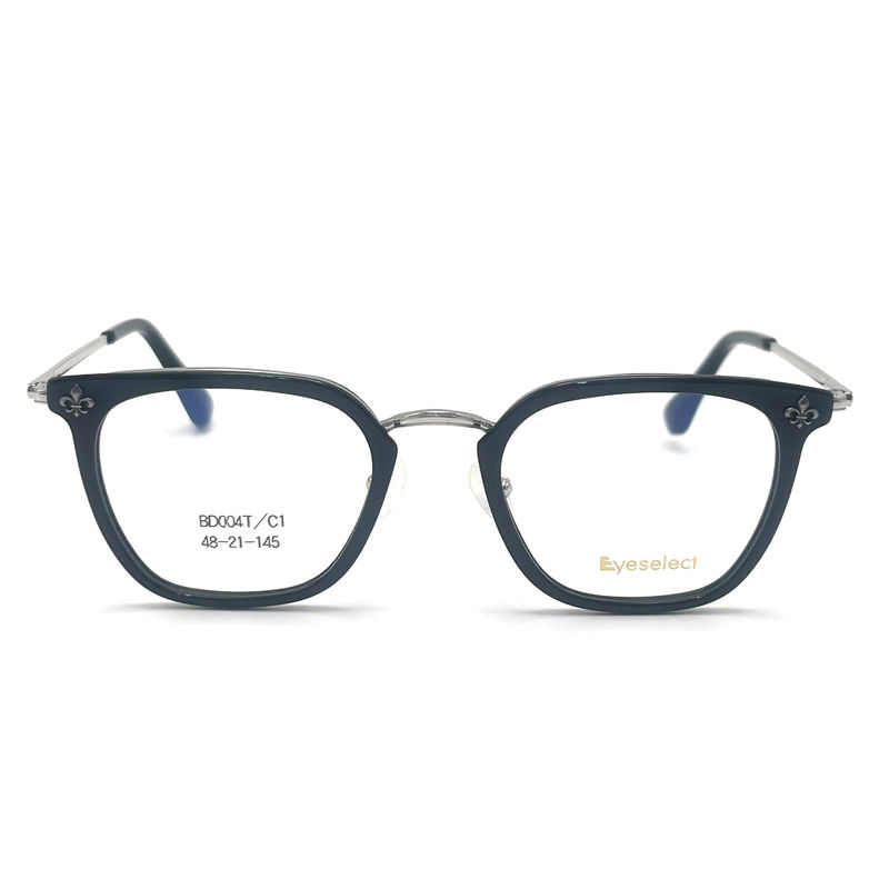 BD004T Cornici in acetato di metallo di stile vintage per uomini - Occhiali di moda