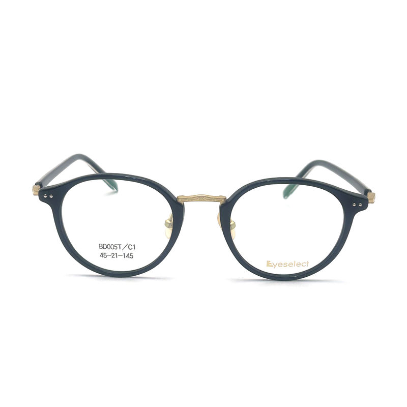 BD005T Cornici in acetato di metallo d'epoca e di moda