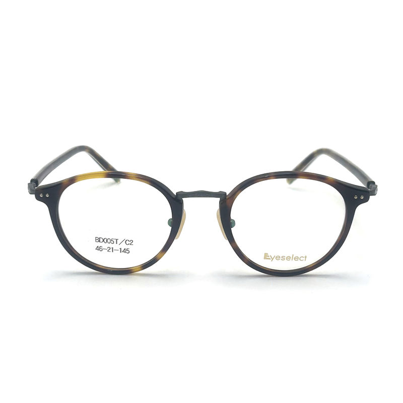 BD005T Cornici in acetato di metallo d'epoca e di moda
