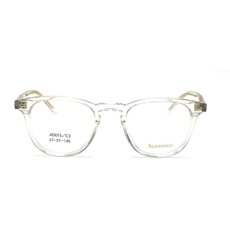 AD015 Cornice ottica in acetato rotondo con caratteristiche personalizzate per il futuro della moda