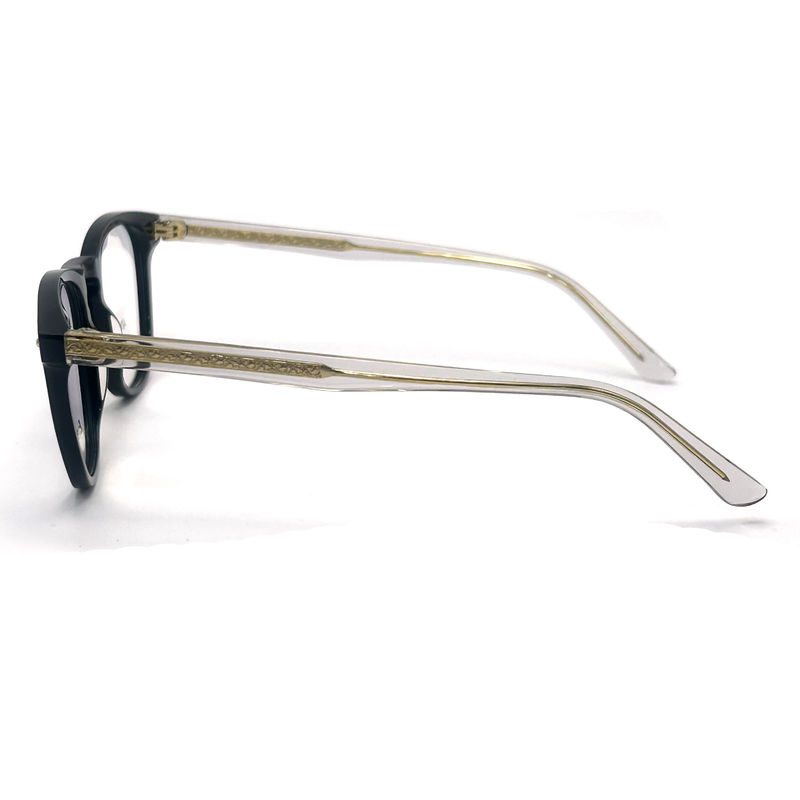 AD015 Cornice ottica in acetato rotondo con caratteristiche personalizzate per il futuro della moda