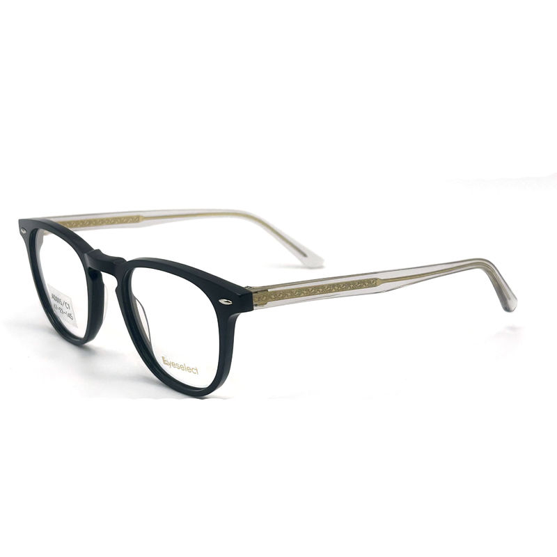 AD015 Cornice ottica in acetato rotondo con caratteristiche personalizzate per il futuro della moda