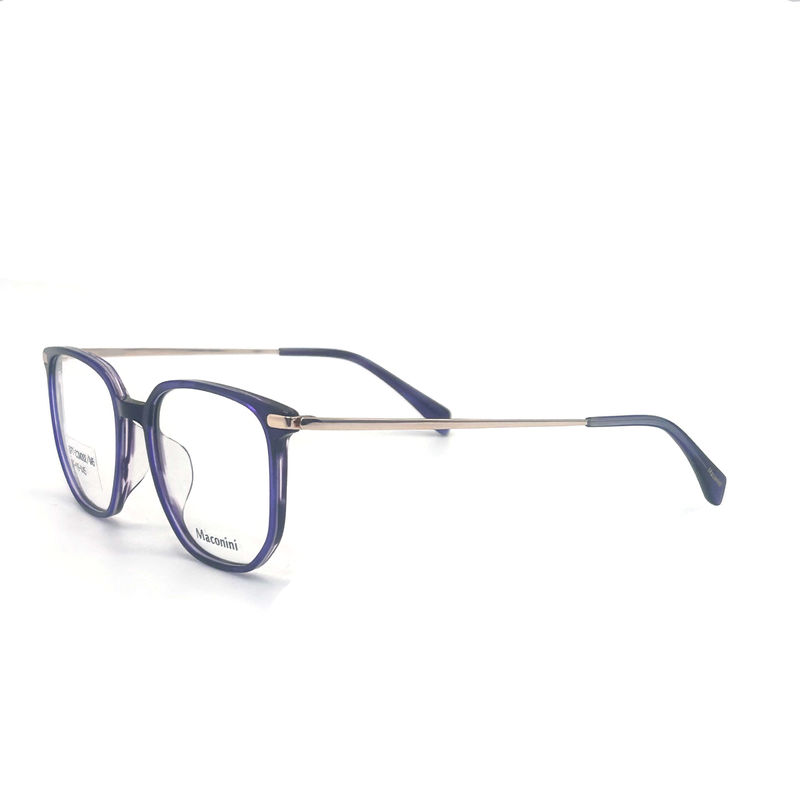 OPT COM002 Heng Yang Optical presenta un telaio ottico in acetato progettato per l'uso su prescrizione medica