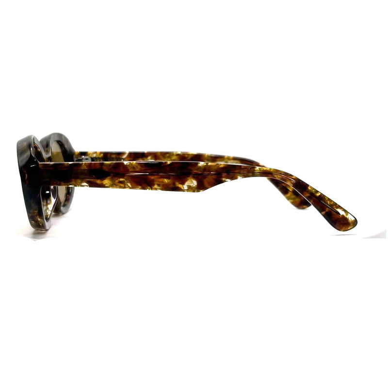 Occhiali da sole con telaio in acetato Moda forma ovale degli occhi e telaio classico stile-modello AS075,OEM/ODM