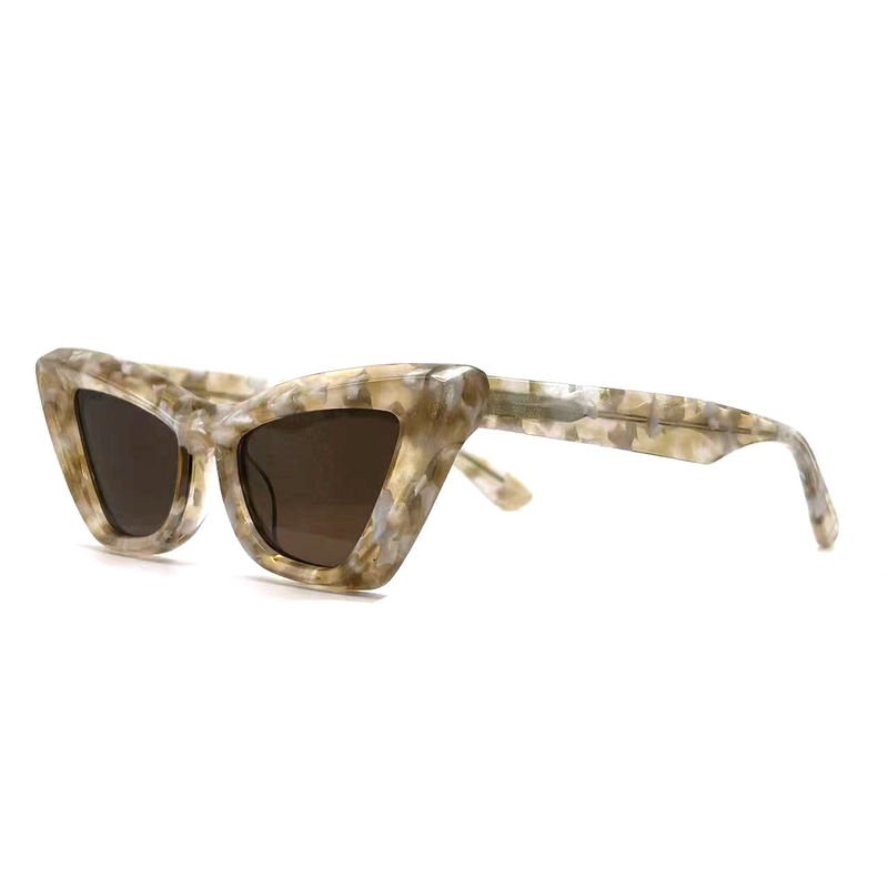 Acetato foglio farfalla forma occhio Acetato telaio Occhiali da sole-modello AS076,Personalizzato / OEM Occhiali da sole Factory