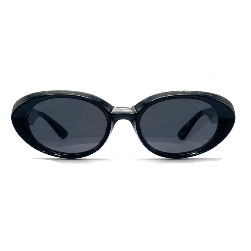 Occhiali da sole con telaio in acetato Moda forma ovale degli occhi e telaio classico stile-modello AS075,OEM/ODM