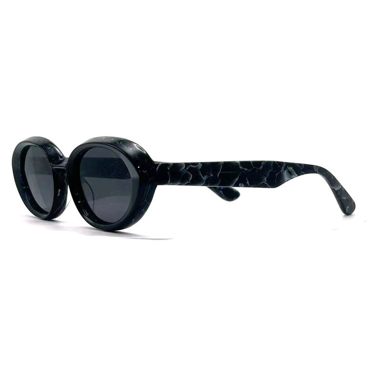 Occhiali da sole con telaio in acetato Moda forma ovale degli occhi e telaio classico stile-modello AS075,OEM/ODM