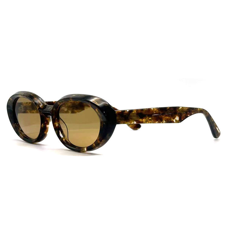 Occhiali da sole con telaio in acetato Moda forma ovale degli occhi e telaio classico stile-modello AS075,OEM/ODM