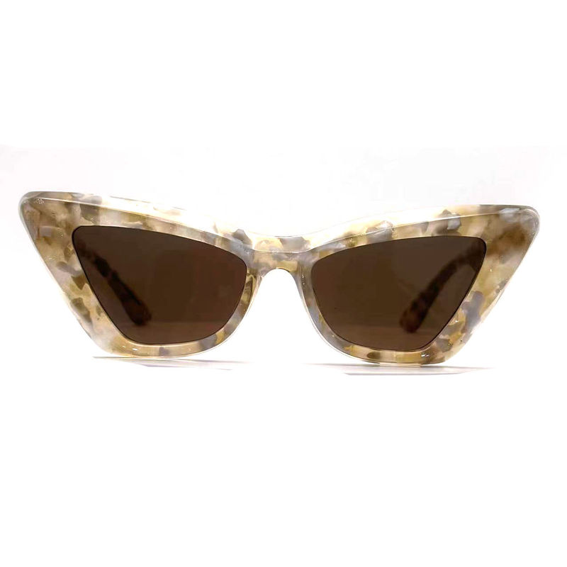 Acetato foglio farfalla forma occhio Acetato telaio Occhiali da sole-modello AS076,Personalizzato / OEM Occhiali da sole Factory