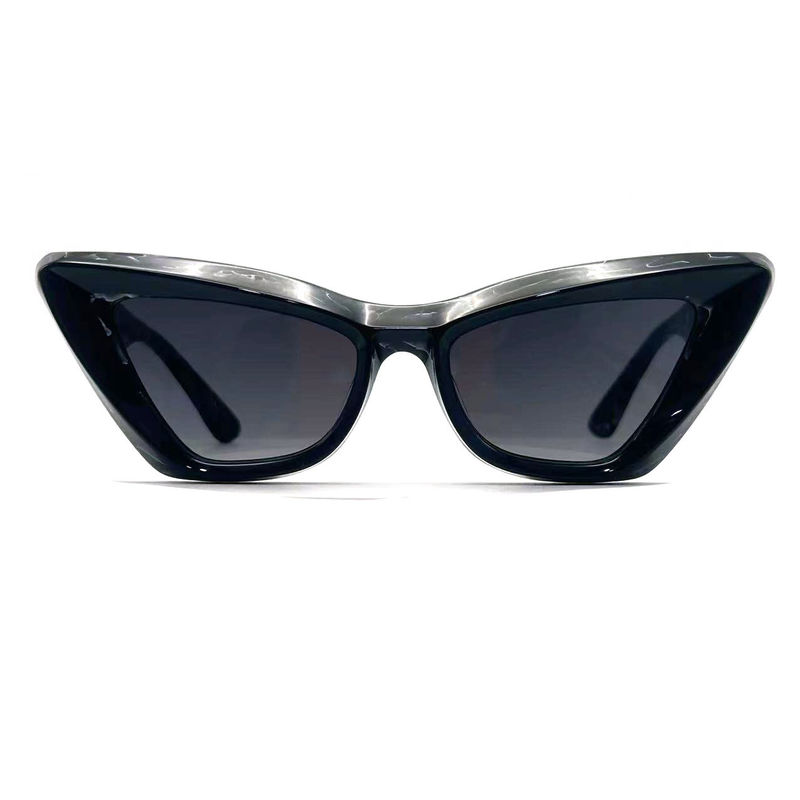 Acetato foglio farfalla forma occhio Acetato telaio Occhiali da sole-modello AS076,Personalizzato / OEM Occhiali da sole Factory