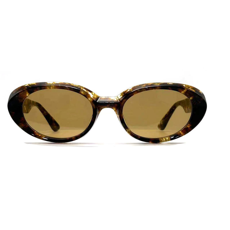 Occhiali da sole con telaio in acetato Moda forma ovale degli occhi e telaio classico stile-modello AS075,OEM/ODM