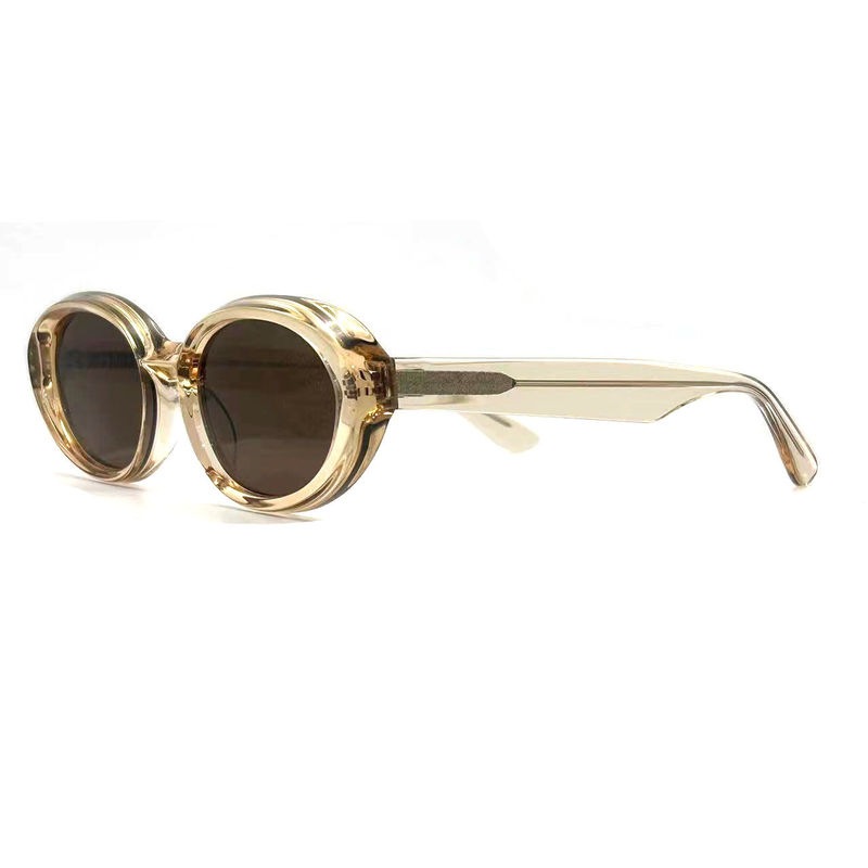 Occhiali da sole con telaio in acetato Moda forma ovale degli occhi e telaio classico stile-modello AS075,OEM/ODM