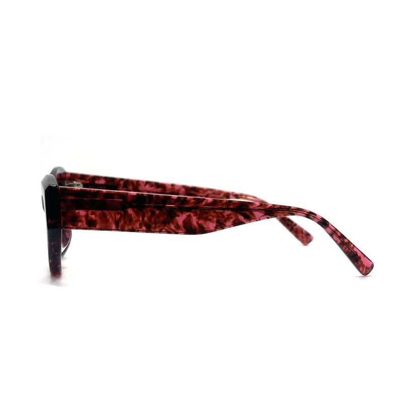 AS073 Occhiali da sole con montatura in acetato per donne con materiale di lente CR 39 e stile elegante