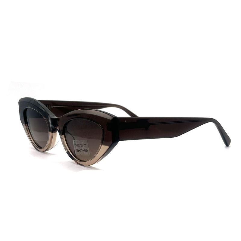 AS073 Occhiali da sole con montatura in acetato per donne con materiale di lente CR 39 e stile elegante