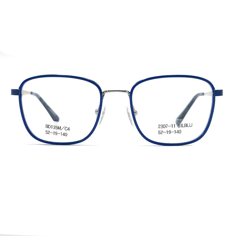 BD135M Cornici metalliche in acetato unisex con colore del telaio personalizzato Sesso e colore del telaio