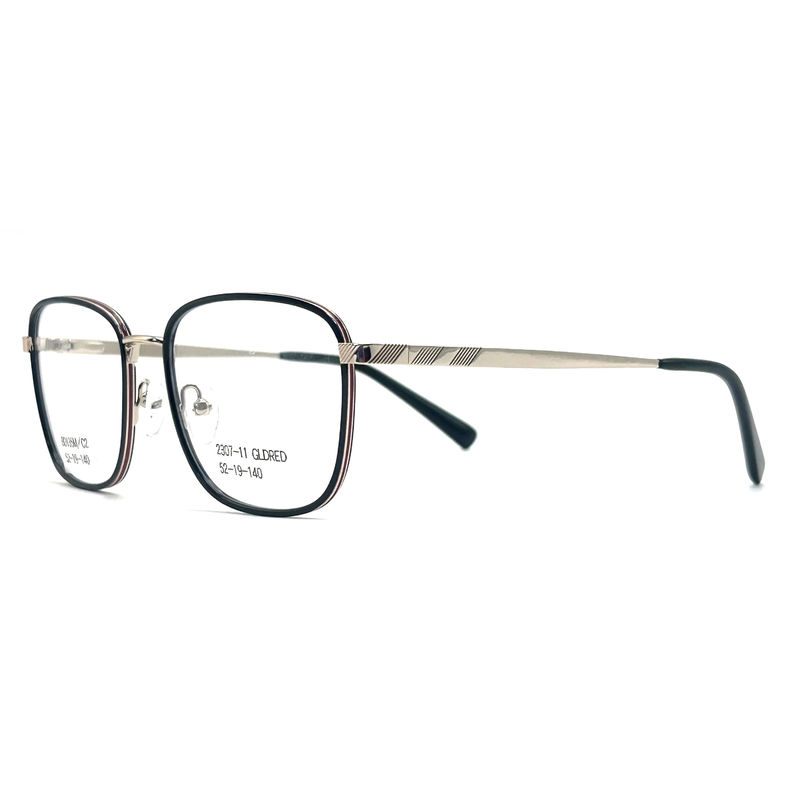 BD135M Cornici metalliche in acetato unisex con colore del telaio personalizzato Sesso e colore del telaio