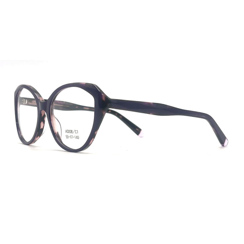 AD208 Cornice ottica in acetato femminile con combinazione perfetta di stile e comfort