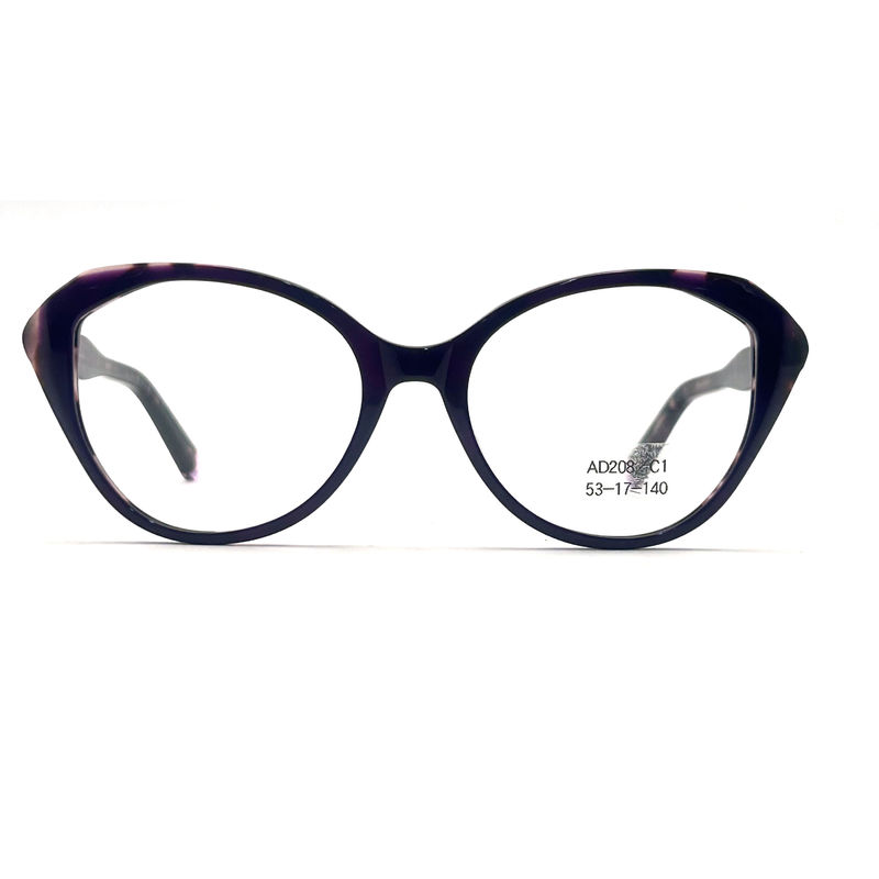 AD208 Cornice ottica in acetato femminile con combinazione perfetta di stile e comfort