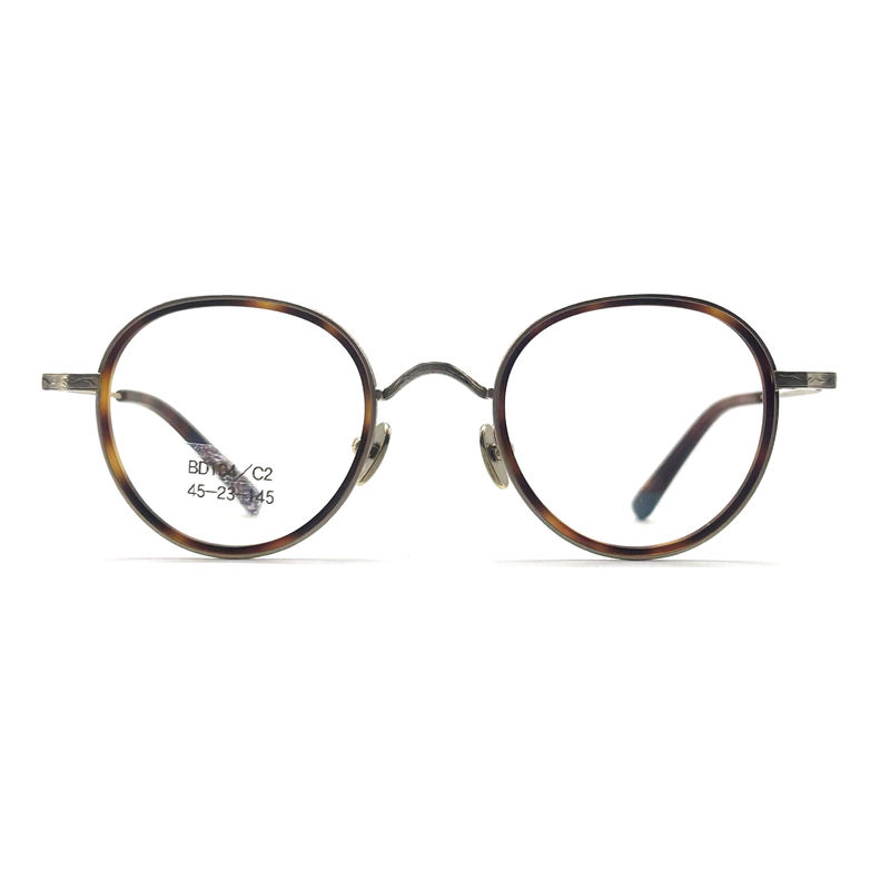 BD104 Cornici metalliche in acetato di tipo vintage a telaio completo - Cornice stile moda