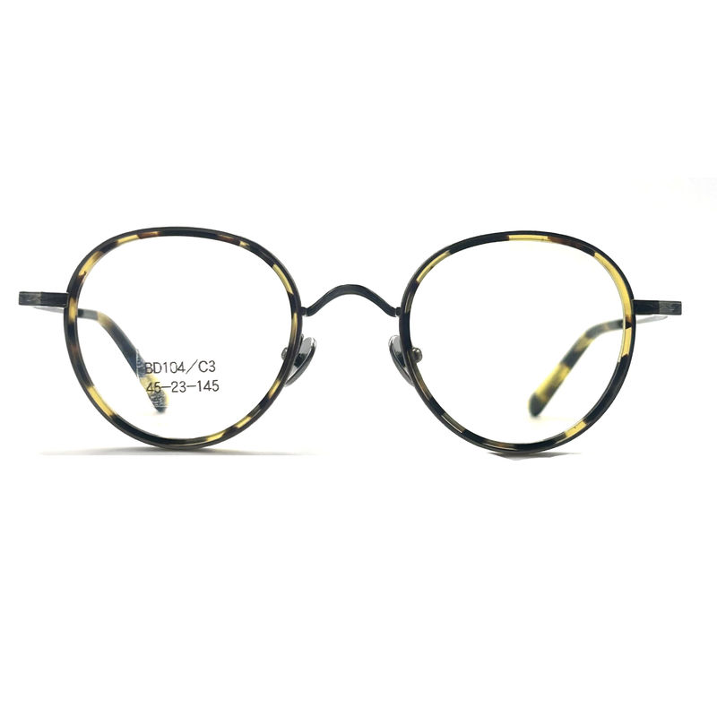 BD104 Cornici metalliche in acetato di tipo vintage a telaio completo - Cornice stile moda