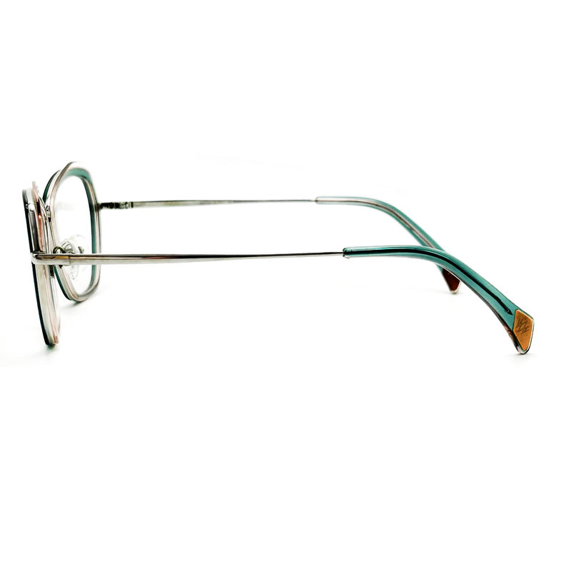 BD136M Occhiali Vintage Quadrati Personalizzati Cornici Metalliche Acetato Per Donne