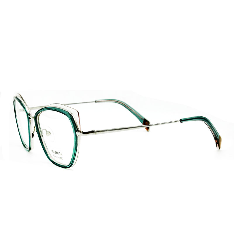BD136M Occhiali Vintage Quadrati Personalizzati Cornici Metalliche Acetato Per Donne
