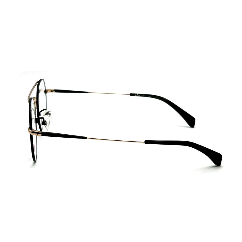 FM3221 Cornici ottiche rotonde in acciaio inossidabile unisex con dimensioni di telaio 50-20-142