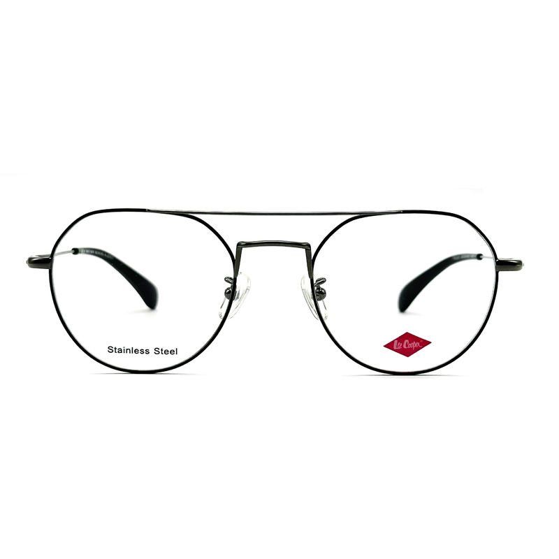 FM3221 Cornici ottiche rotonde in acciaio inossidabile unisex con dimensioni di telaio 50-20-142