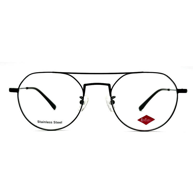 FM3221 Cornici ottiche rotonde in acciaio inossidabile unisex con dimensioni di telaio 50-20-142