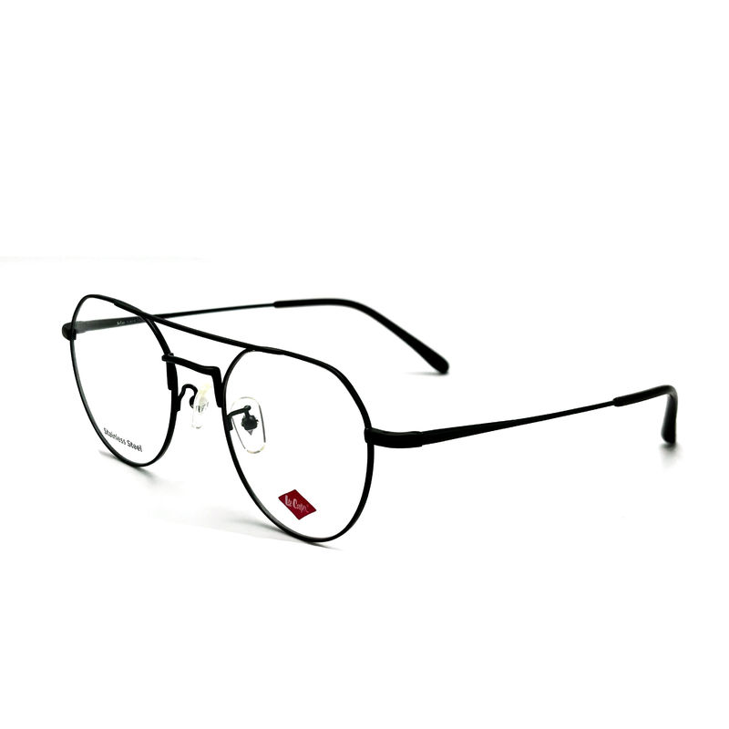 FM3221 Cornici ottiche rotonde in acciaio inossidabile unisex con dimensioni di telaio 50-20-142