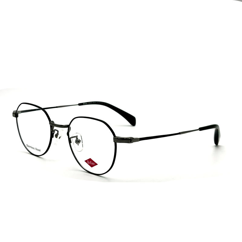 FM3222 Quadrato Unisex In acciaio inossidabile Cornice ottica in metallo Dimensione 46-21-142