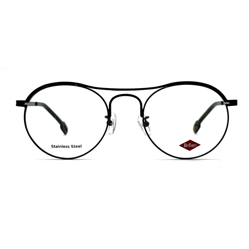 FM7124 Bar rotonda in acciaio inossidabile Femmine cornici ottiche per un look chic senza tempo