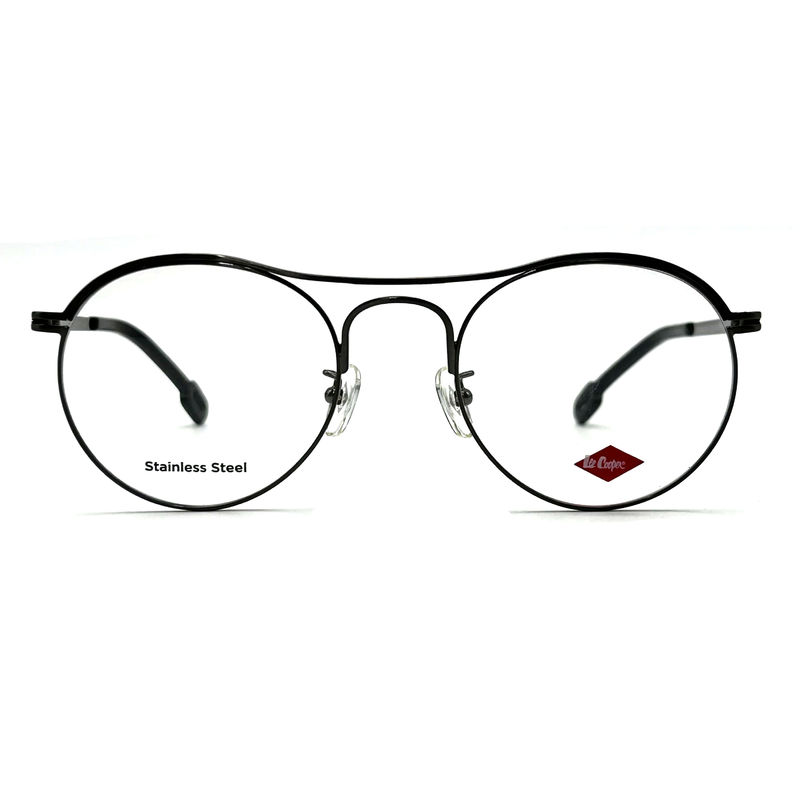 FM7124 Bar rotonda in acciaio inossidabile Femmine cornici ottiche per un look chic senza tempo