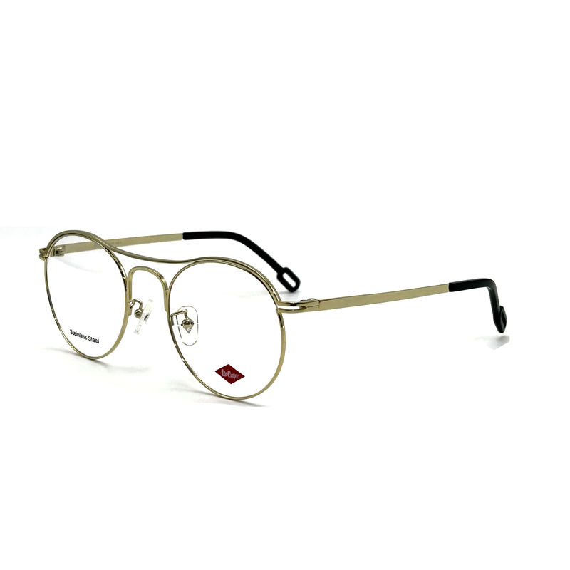 FM7124 Bar rotonda in acciaio inossidabile Femmine cornici ottiche per un look chic senza tempo