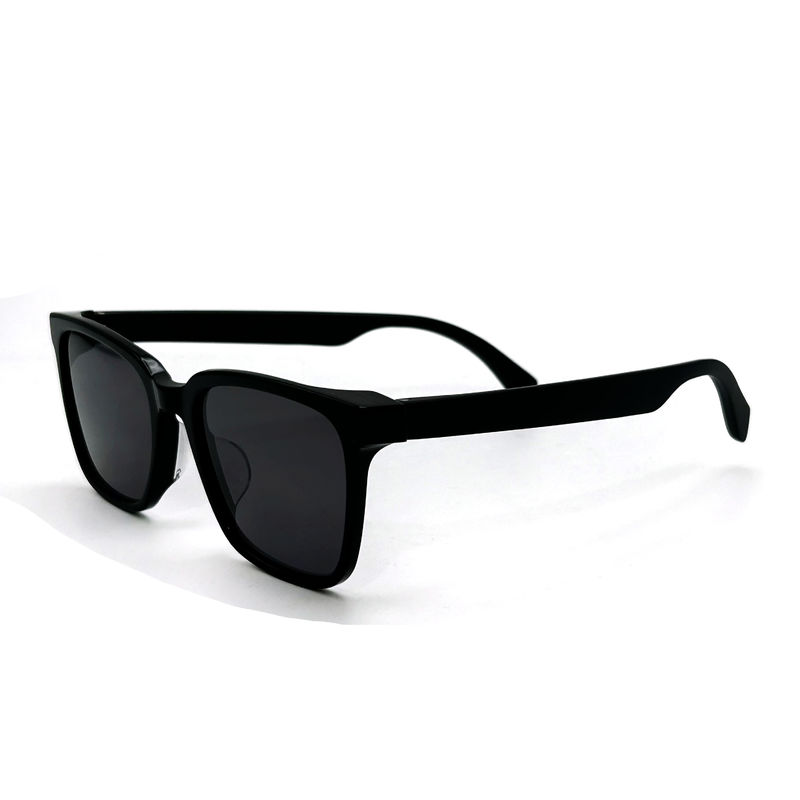 AS110 Occhiali da sole quadrati unisex con telaio in acetato, protezione UV al 100% e lente CR 39