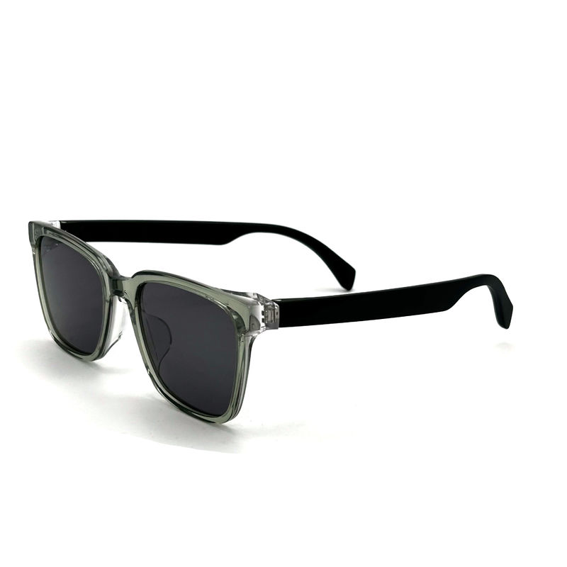 AS110 Occhiali da sole quadrati unisex con telaio in acetato, protezione UV al 100% e lente CR 39