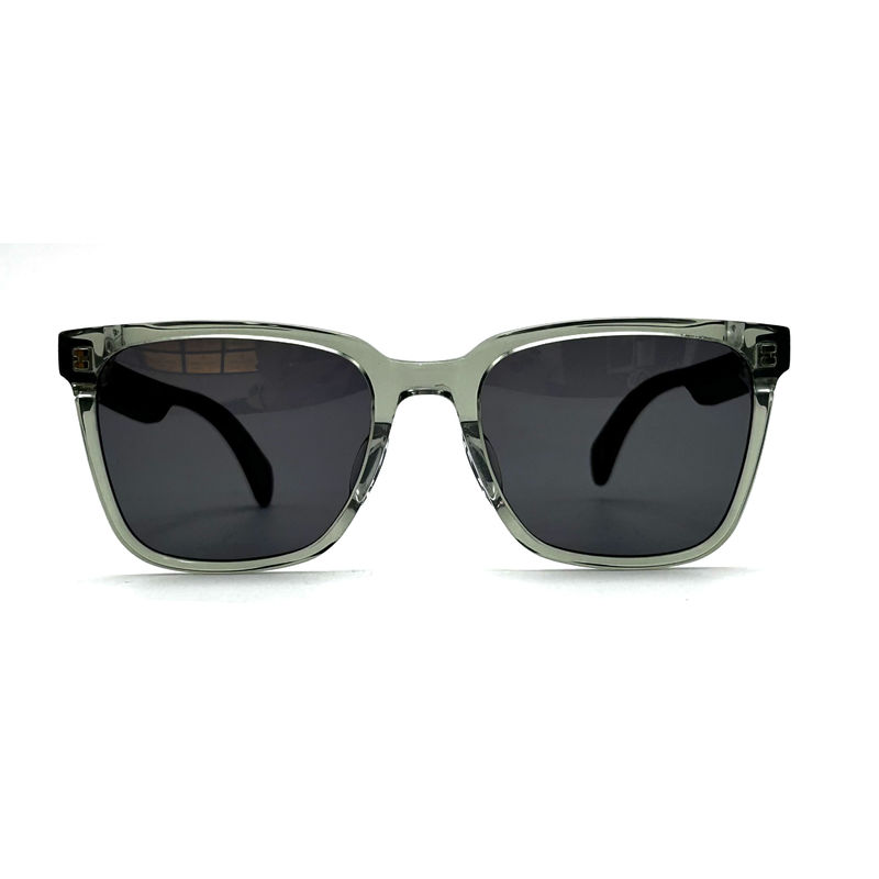 AS110 Occhiali da sole quadrati unisex con telaio in acetato, protezione UV al 100% e lente CR 39