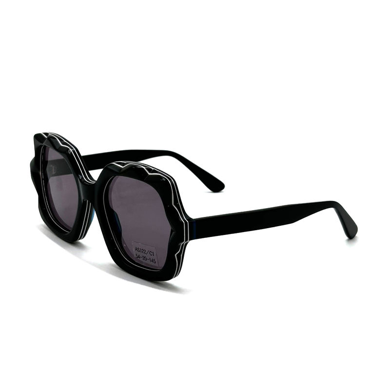 Occhiali da sole con telaio in acetato con stile moderno √ modello AS122 - CR 39 100% protezione UV, fabbrica ODM/OEM
