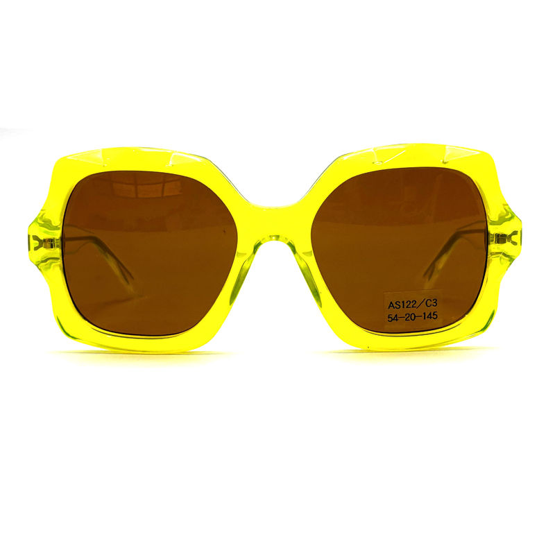Occhiali da sole con telaio in acetato con stile moderno √ modello AS122 - CR 39 100% protezione UV, fabbrica ODM/OEM