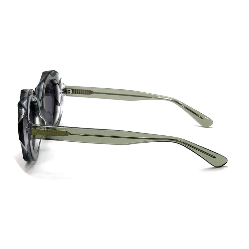 Occhiali da sole a montatura in acetato con protezione UV al 100%-AS123, ODM/OEM Customzied Eyeglasses Factory