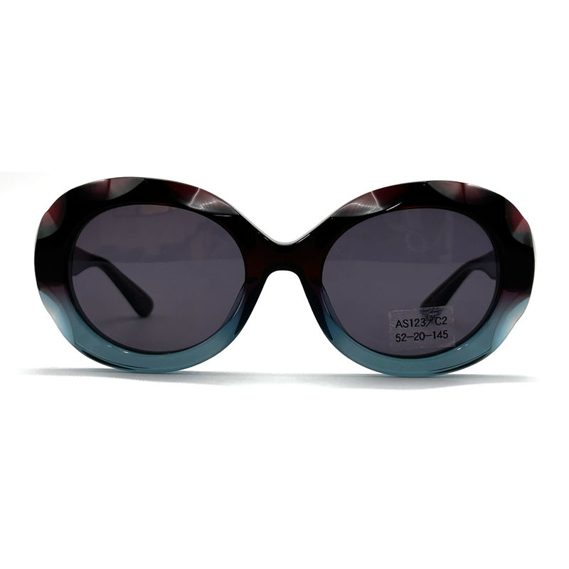 Occhiali da sole a montatura in acetato con protezione UV al 100%-AS123, ODM/OEM Customzied Eyeglasses Factory