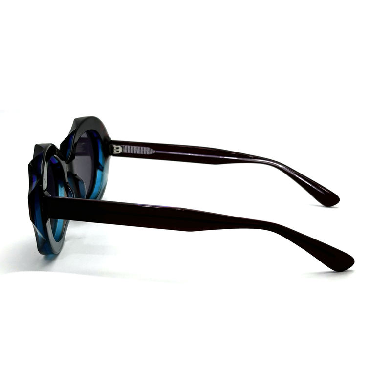 Occhiali da sole a montatura in acetato con protezione UV al 100%-AS123, ODM/OEM Customzied Eyeglasses Factory